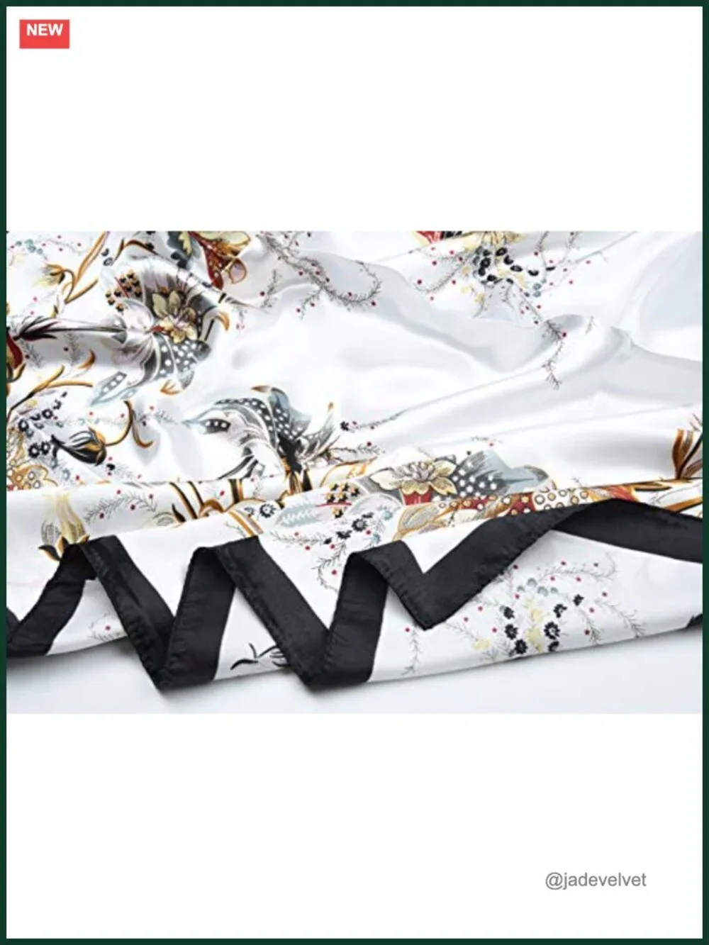 Satin Head Scarf for Women 35x35 Silk Feel Hair Wrap Bandana